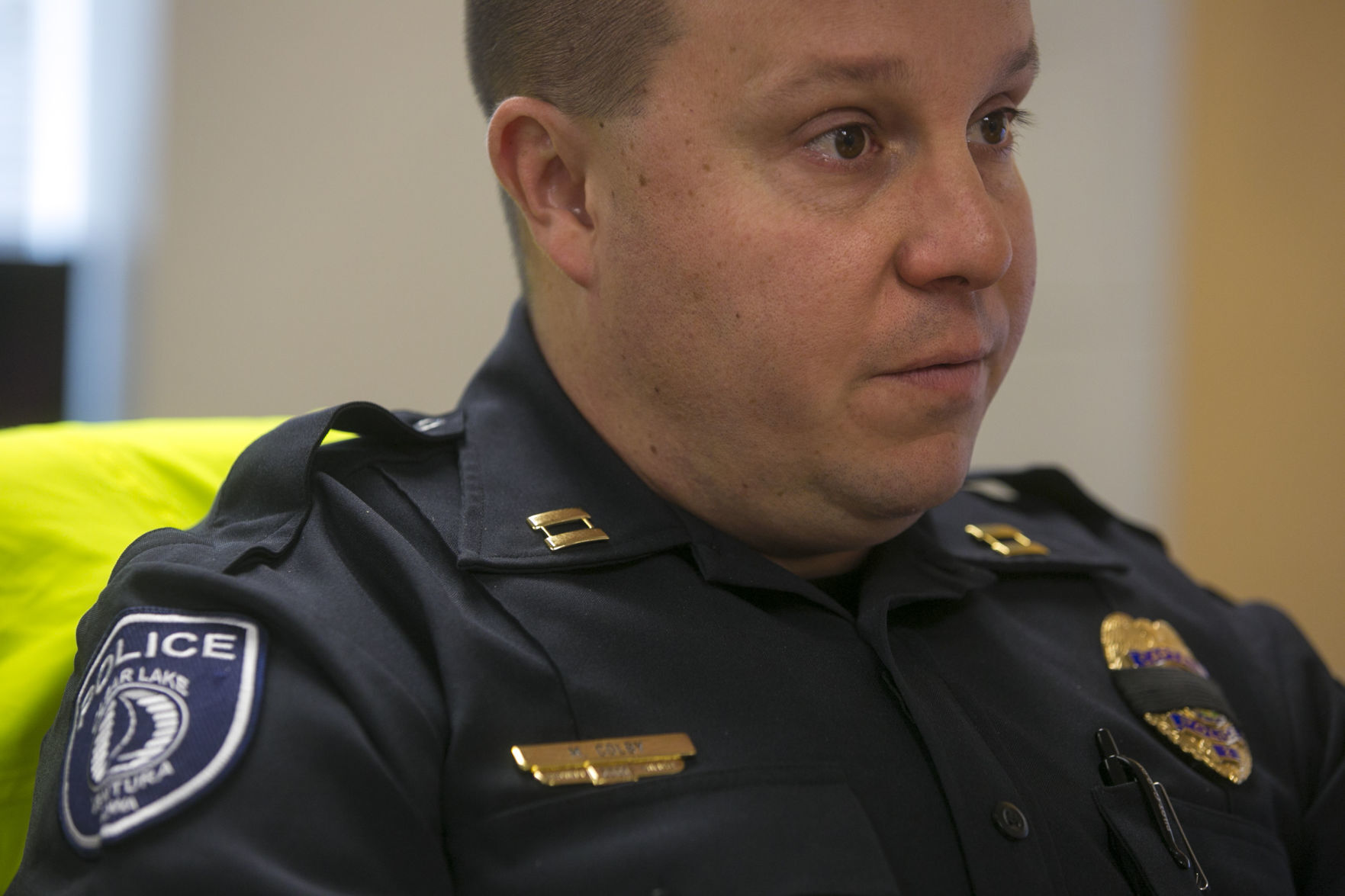 Clear Lake, Iowa, Police Captain Michael Colby